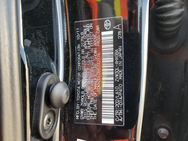 Photo 10 from auction – 2011 TOYOTA PRIUS with VIN JTDKN3DU3B5342976