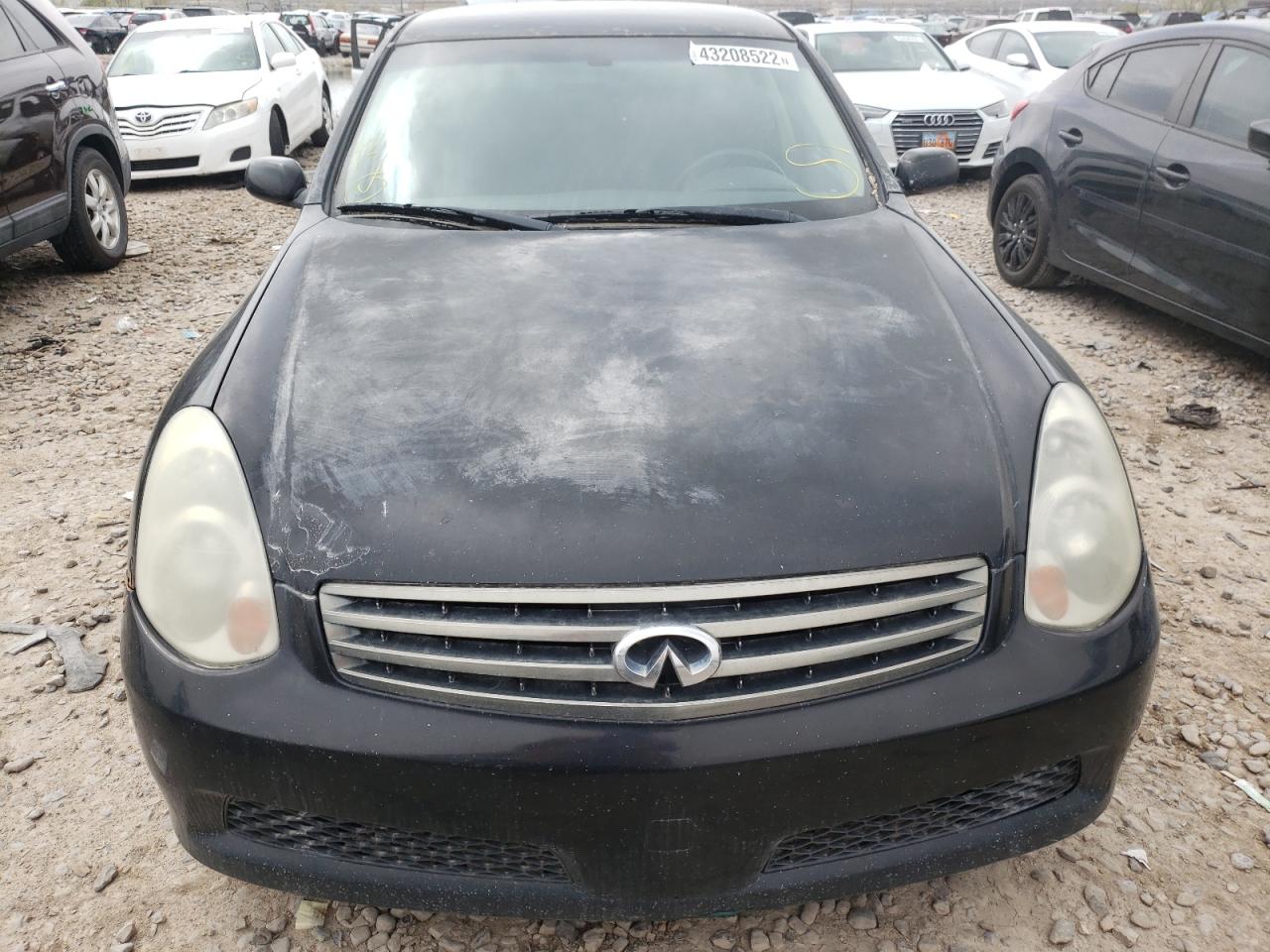 Photo 9 from auction – 2005 INFINITI G35 with VIN JNKCV51E45M207754