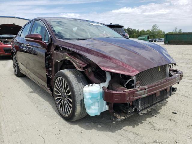 FORD FUSION SE 2018 with VIN 3FA6P0HD3JR114353 - Photo from auction