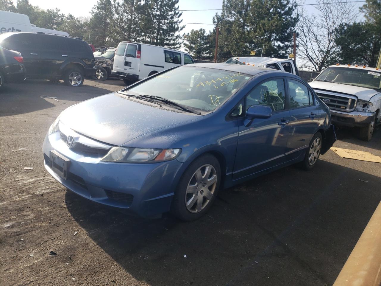 Photo 2 from auction – 2010 HONDA CIVIC LX with VIN 2HGFA1E58AH513335