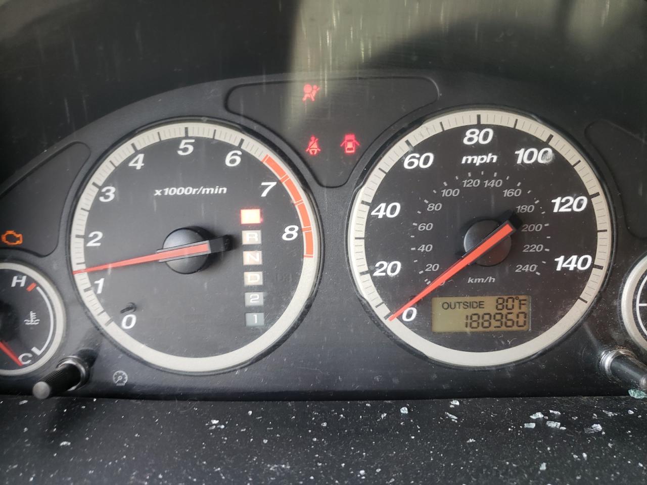 Photo 8 from auction – 2005 HONDA CR-V EX with VIN SHSRD78805U331015