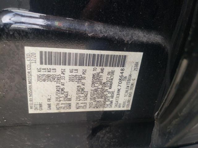 Photo 10 from auction – 2021 NISSAN ROGUE SL with VIN 5N1AT3CB4MC708648