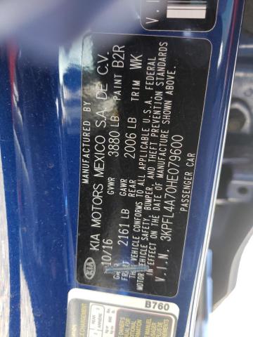 Photo 10 from auction – 2017 KIA FORTE LX with VIN 3KPFL4A70HE079600