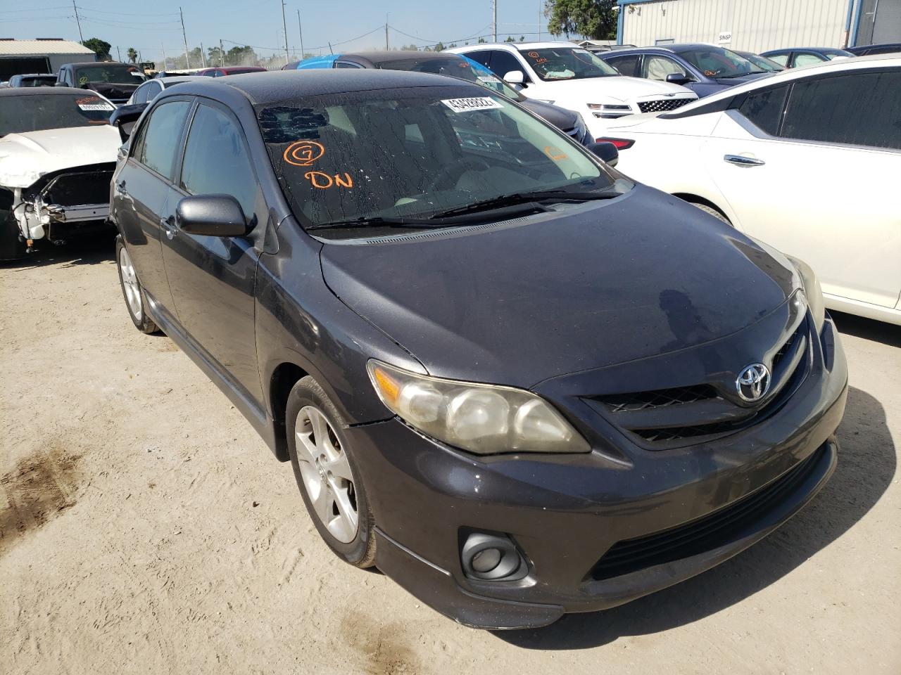 TOYOTA COROLLA BA 2011 with VIN 2T1BU4EE3BC581687 - Photo from auction