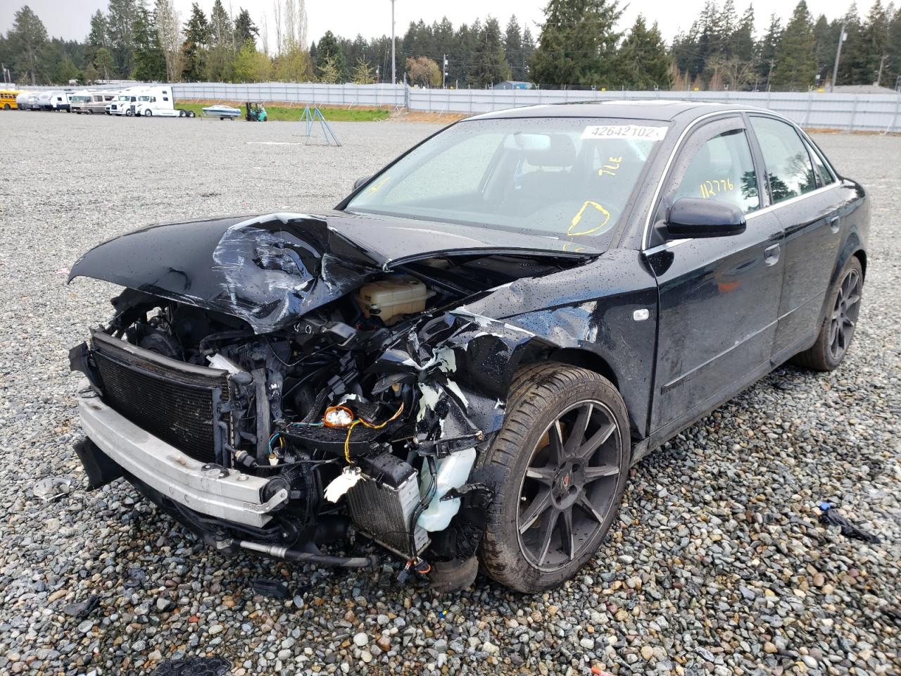 Photo 2 from auction – 2008 AUDI A4 2.0T QU with VIN WAUDF78E78A017258