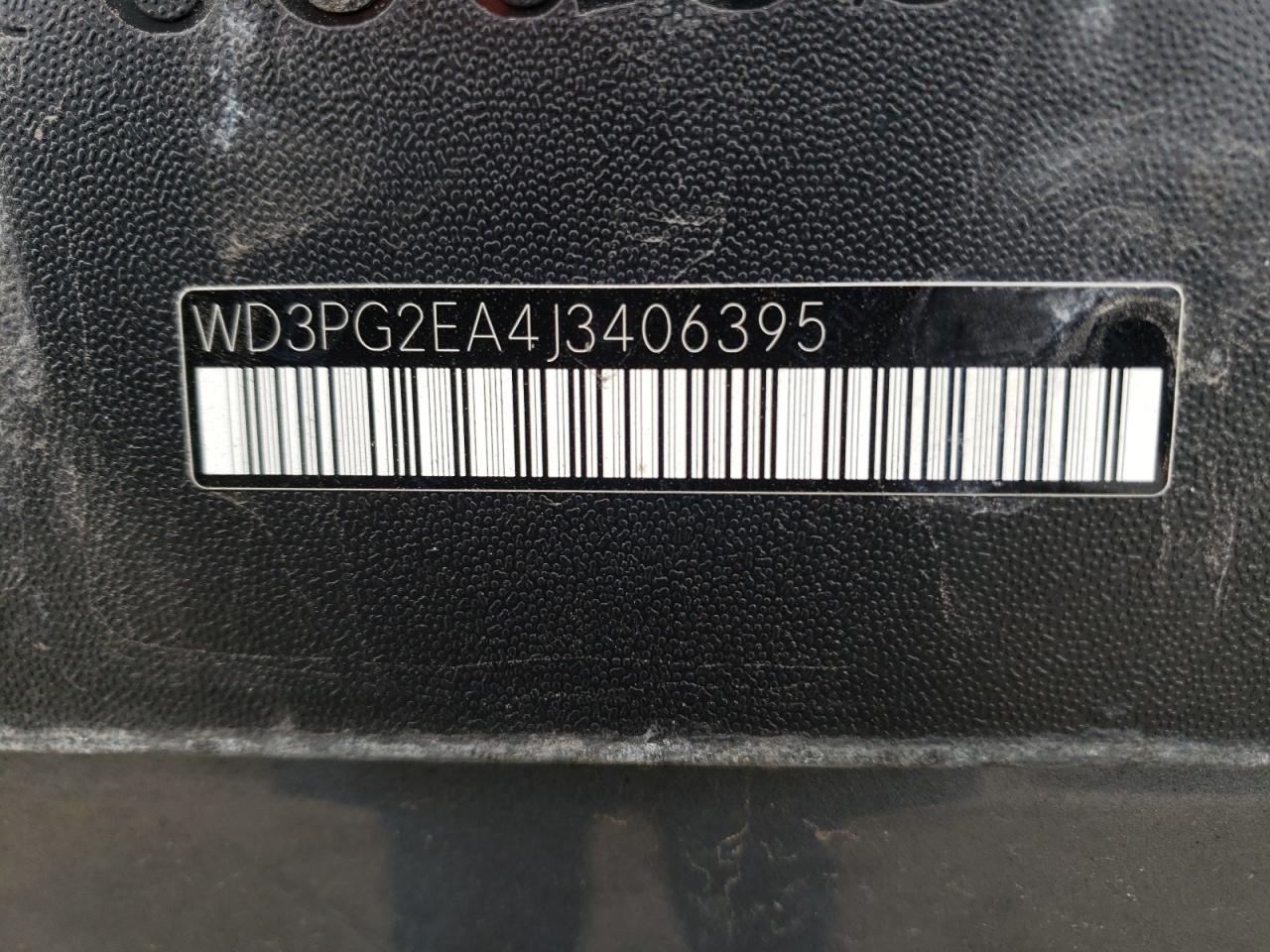 Photo 10 from auction – 2018 MERCEDES-BENZ METRIS with VIN WD3PG2EA4J3406395