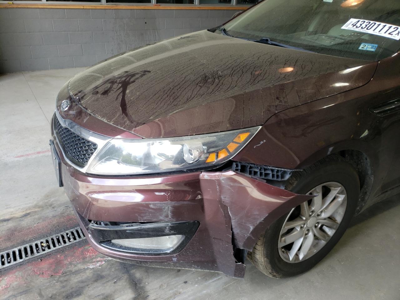 Photo 9 from auction – 2012 KIA OPTIMA LX with VIN 5XXGM4A70CG079999
