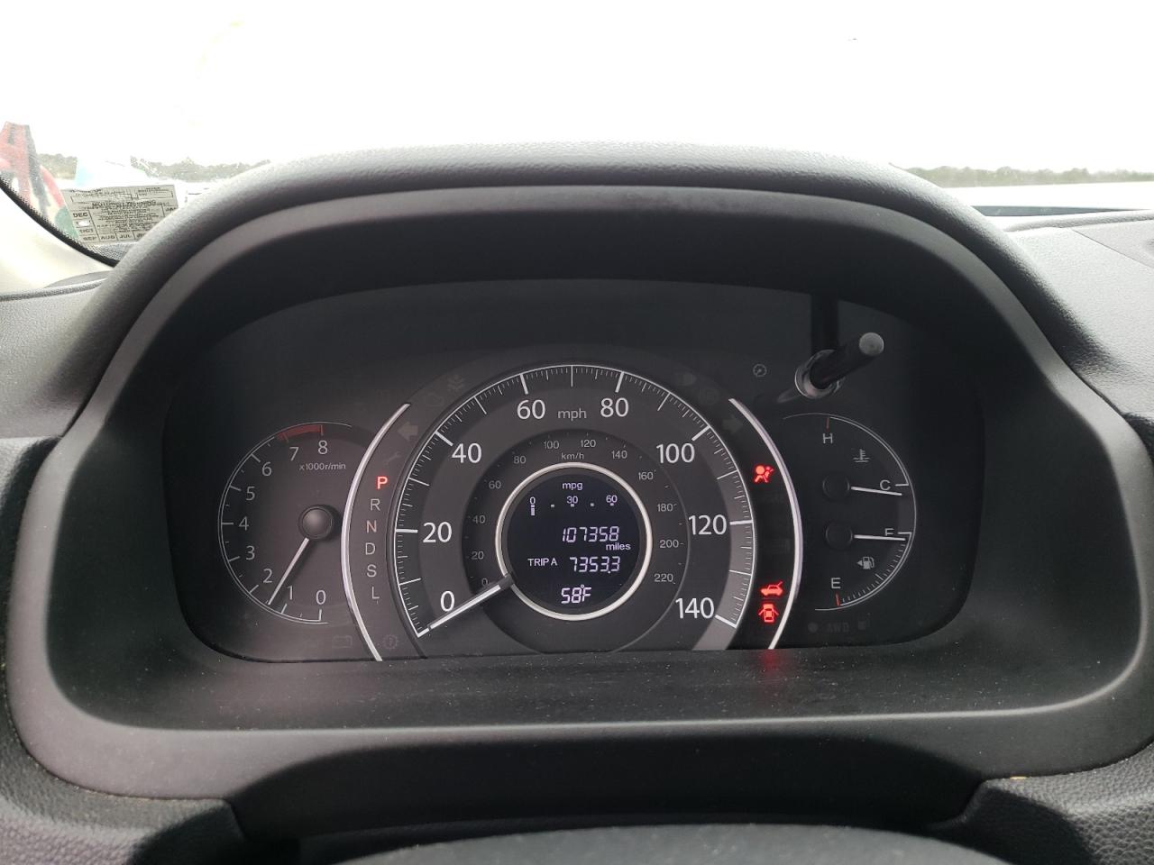 Photo 8 from auction – 2015 HONDA CR-V EXL with VIN 2HKRM4H79FH684112