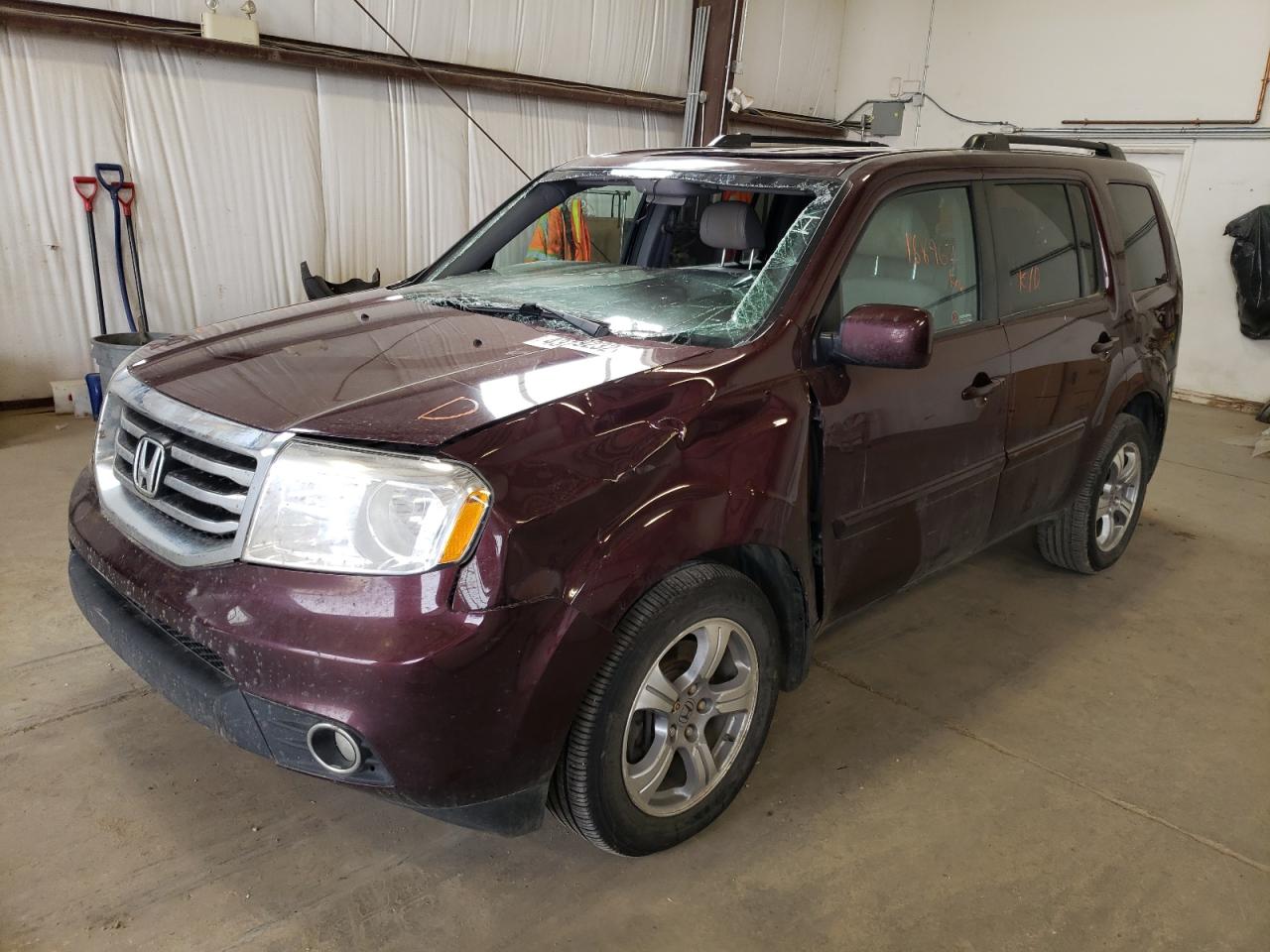 Photo 2 from auction – 2014 HONDA PILOT EXL with VIN 5FNYF4H52EB504373
