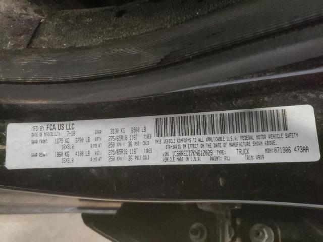Photo 10 from auction – 2019 RAM 1500 TRADE with VIN 1C6RRECT7KN612029