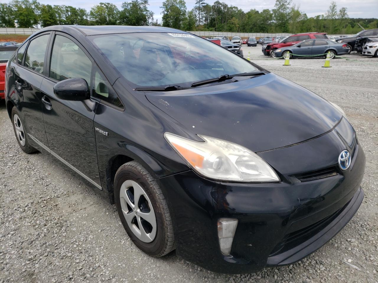 TOYOTA PRIUS 2013 with VIN JTDKN3DU8D5597173 - Photo from auction