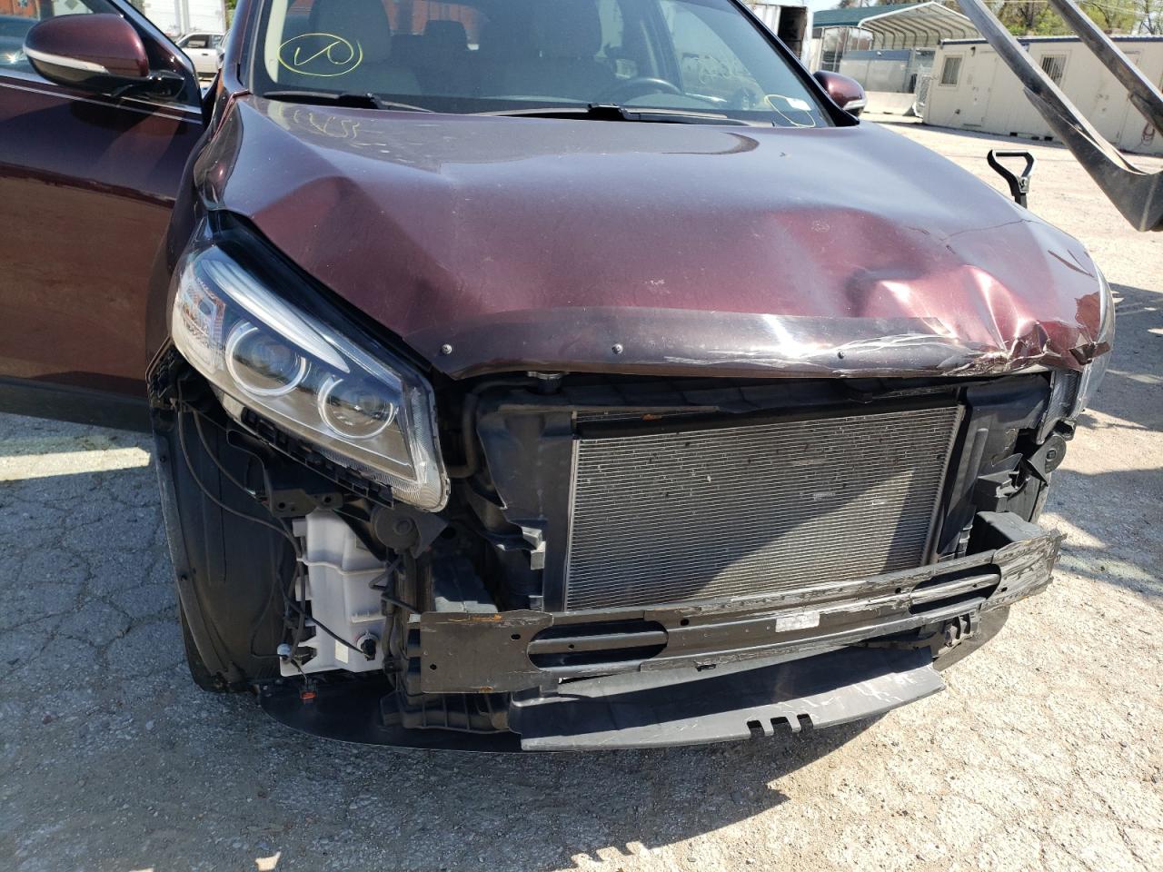 Photo 9 from auction – 2016 KIA SORENTO EX with VIN 5XYPH4A59GG129108