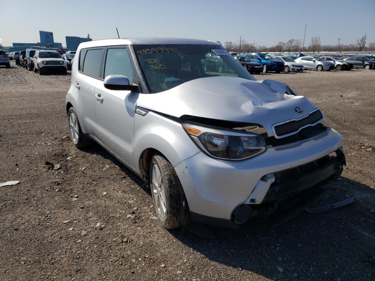 KIA SOUL 2016 with VIN KNDJN2A20G7822932 - Photo from auction