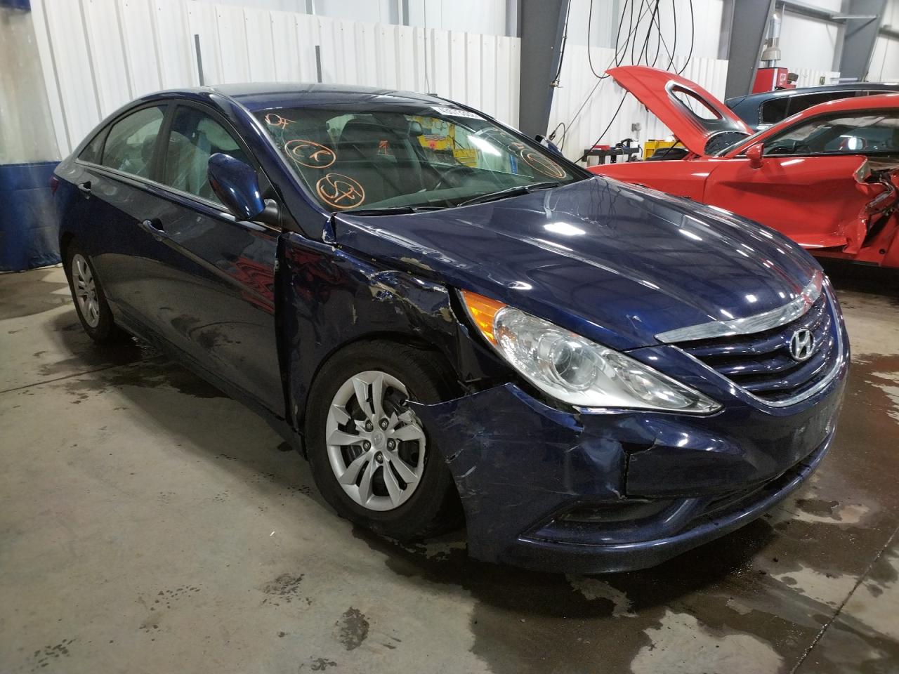 HYUNDAI SONATA GLS 2012 with VIN 5NPEB4AC9CH373822 - Photo from auction