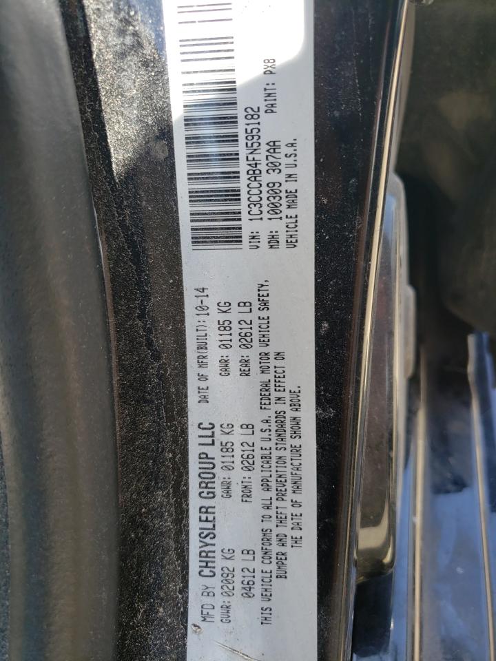 Photo 10 from auction – 2015 CHRYSLER 200 LIMITE with VIN 1C3CCCAB4FN595182
