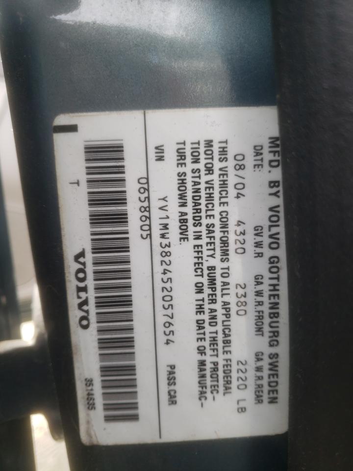 Photo 10 from auction – 2005 VOLVO V50 2.4I with VIN YV1MW382452057654
