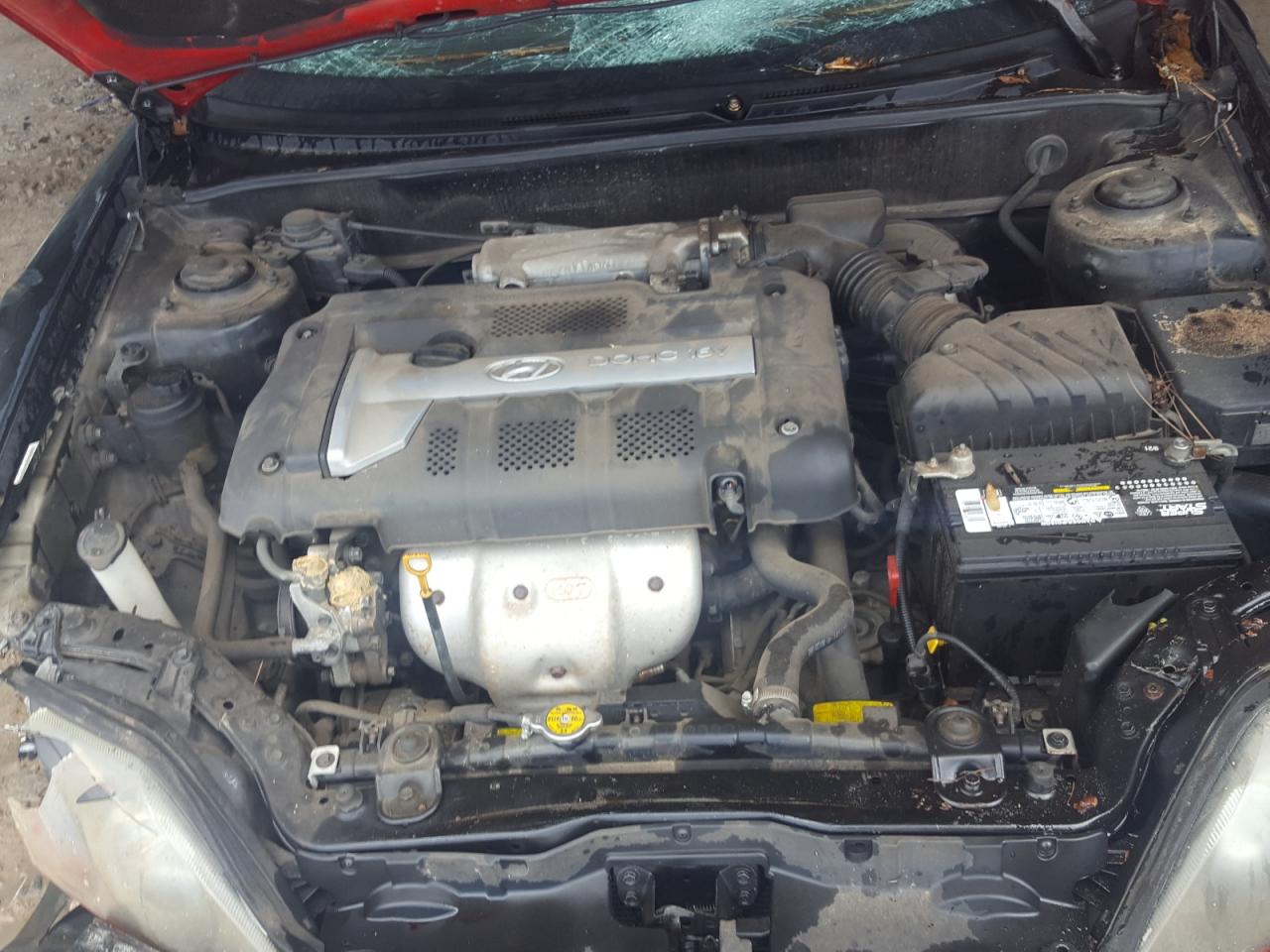 Photo 7 from auction – 2004 HYUNDAI TIBURON with VIN KMHHM65D14U140249