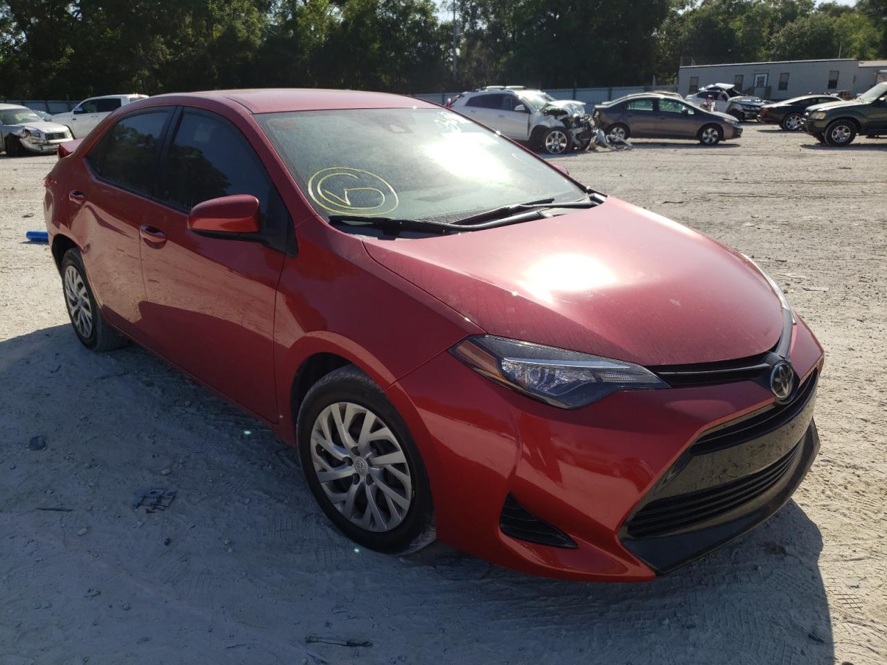 TOYOTA COROLLA L 2017 with VIN 2T1BURHE4HC814624 - Photo from auction