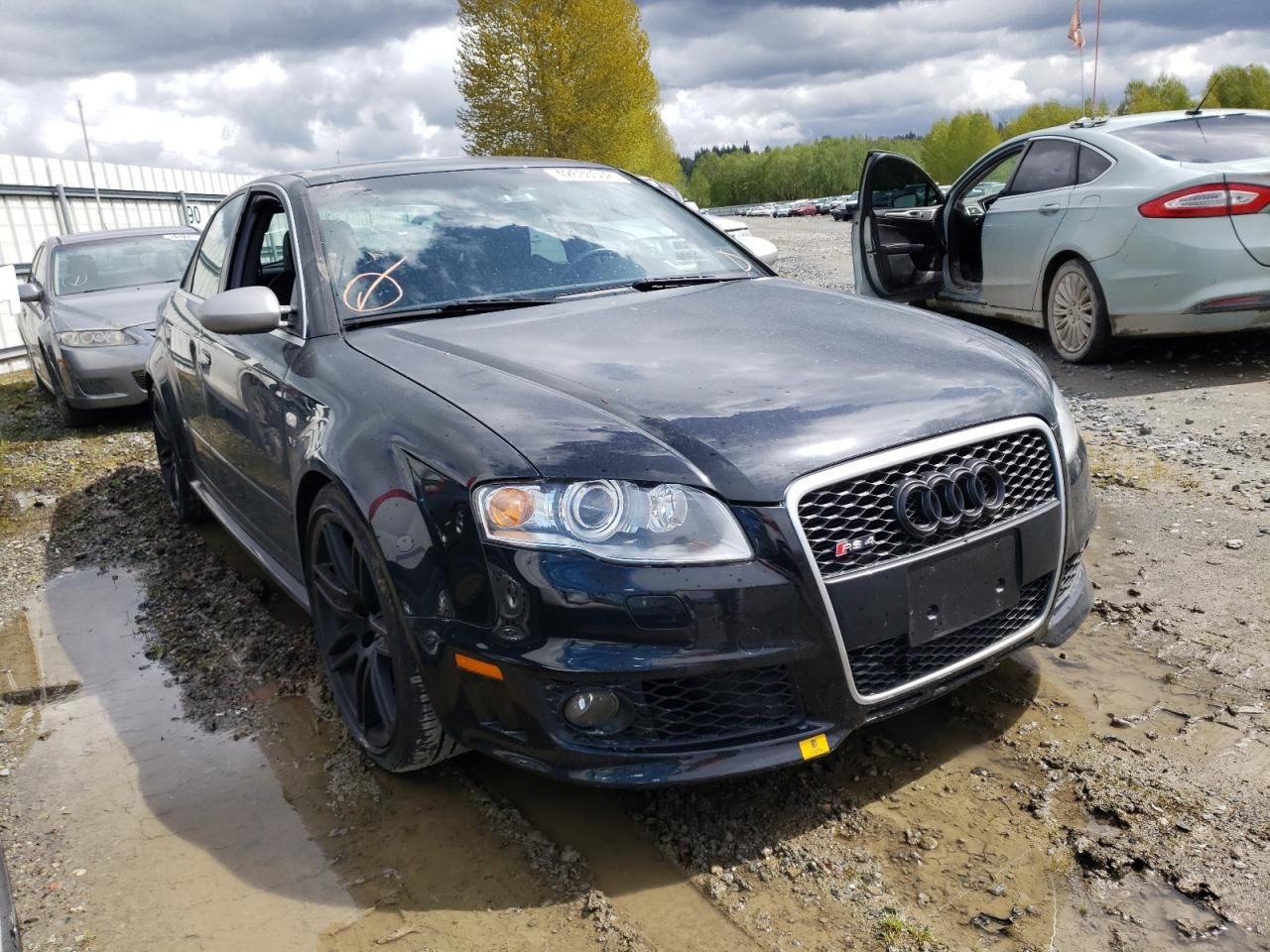 AUDI RS4 QUATTR 2007 with VIN WUARU98E87N901343 - Photo from auction