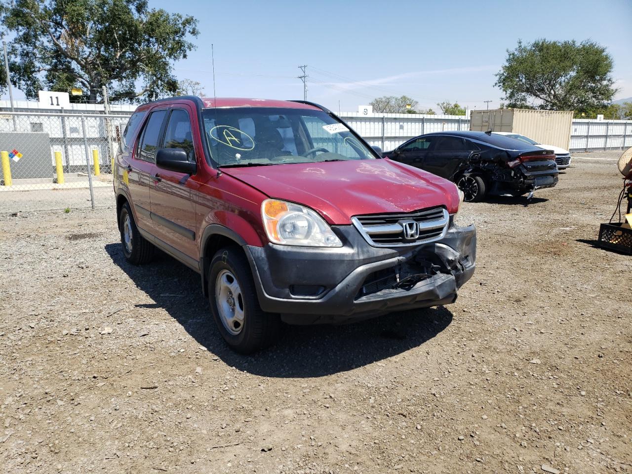 HONDA CR-V LX 2004 with VIN JHLRD68474C022347 - Photo from auction