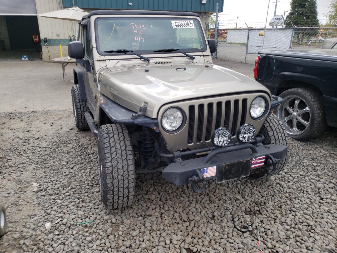Photo 9 from auction – 2004 JEEP WRANGLER X with VIN 1J4FA39S04P762698