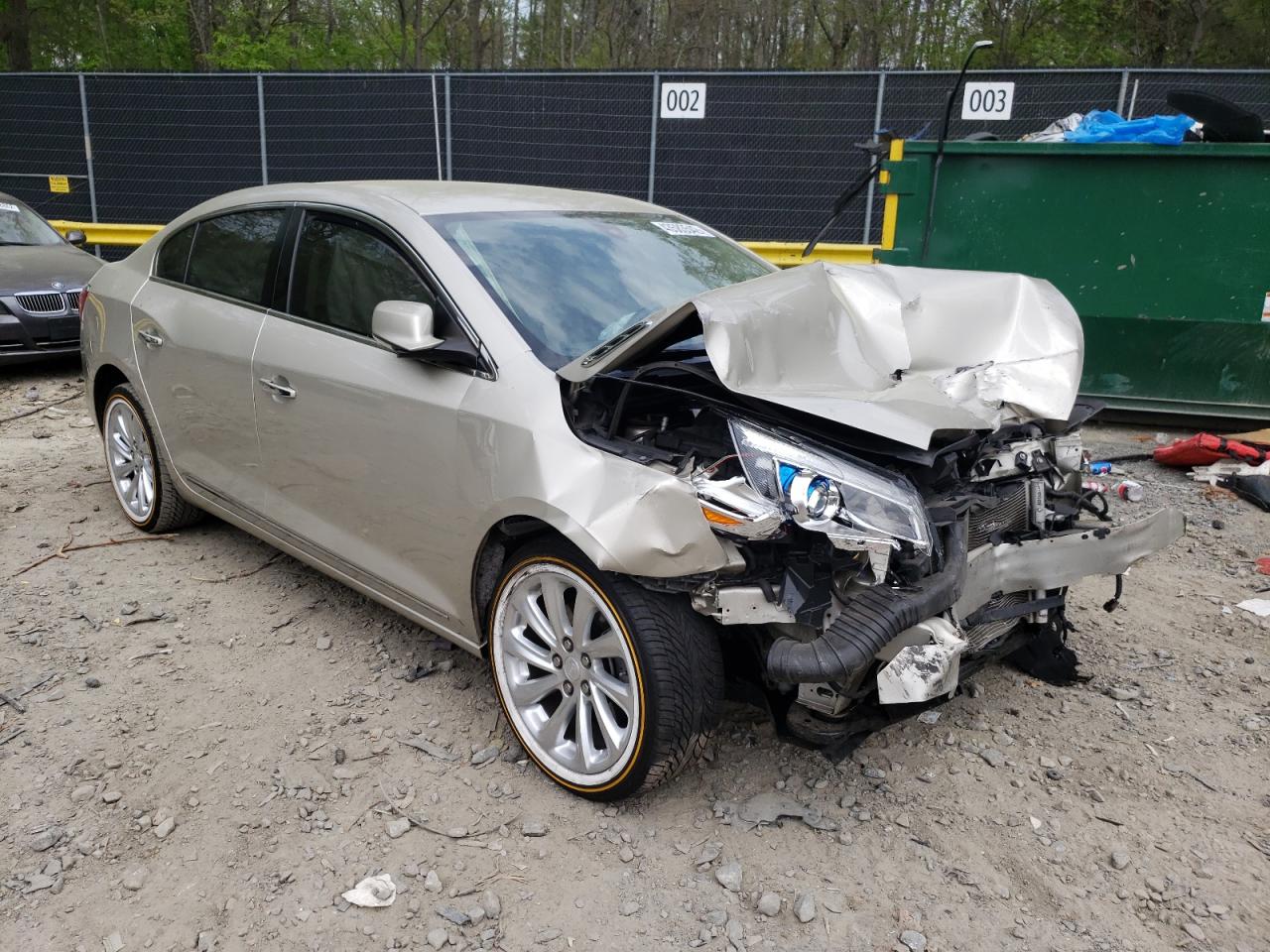 BUICK LACROSSE 2015 with VIN 1G4GB5G33FF216853 - Photo from auction