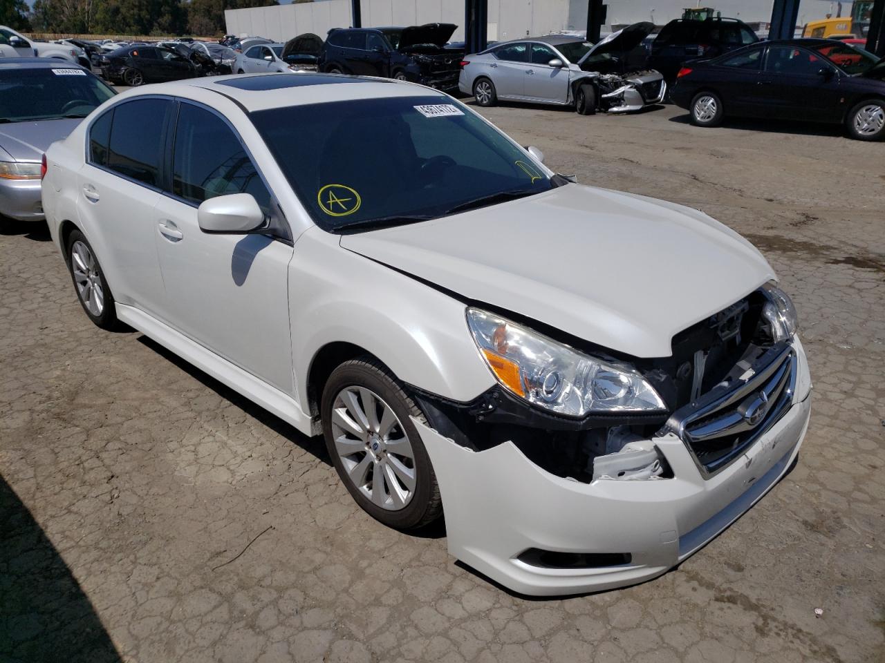 SUBARU LEGACY 2.5 2012 with VIN 4S3BMBK63C3005156 - Photo from auction