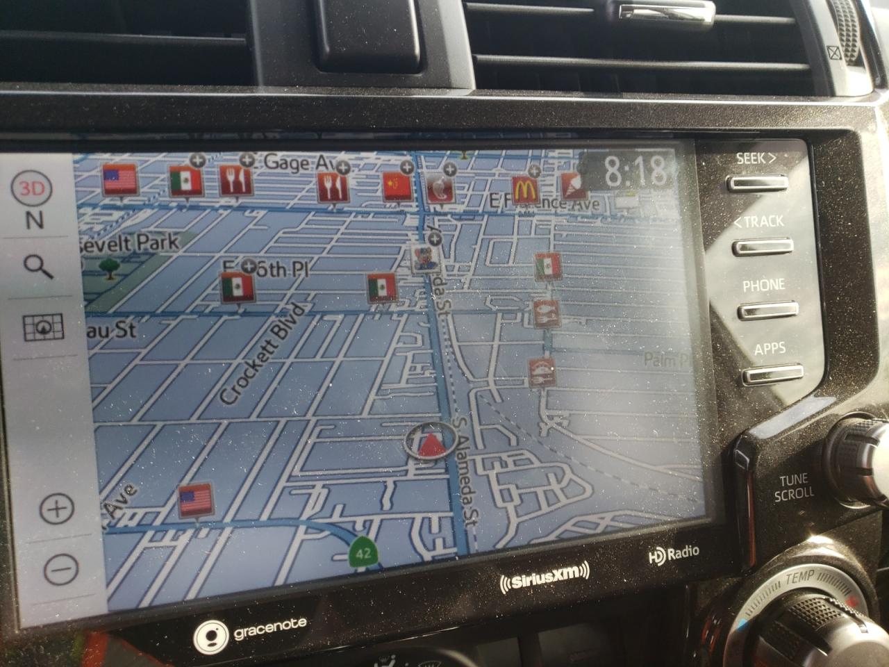 Photo 9 from auction – 2020 TOYOTA 4RUNNER SR with VIN JTEBU5JR0L5743672