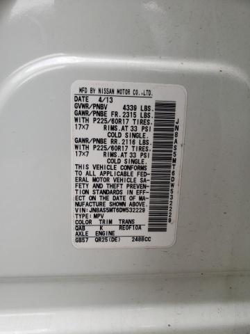 Photo 10 from auction – 2013 NISSAN ROGUE S with VIN JN8AS5MT6DW532229