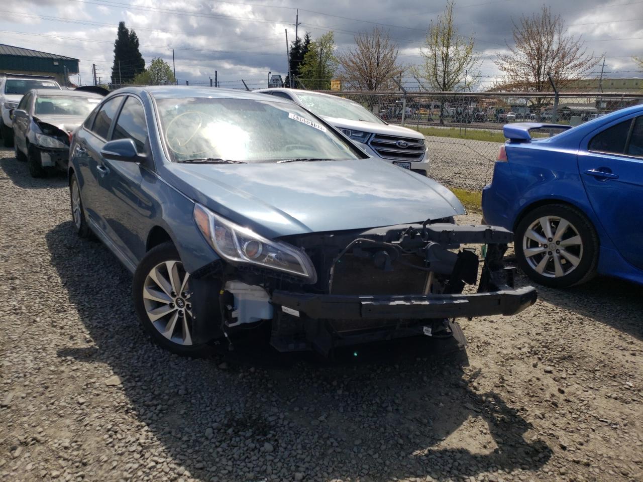HYUNDAI SONATA SPO 2017 with VIN 5NPE34AF9HH482733 - Photo from auction