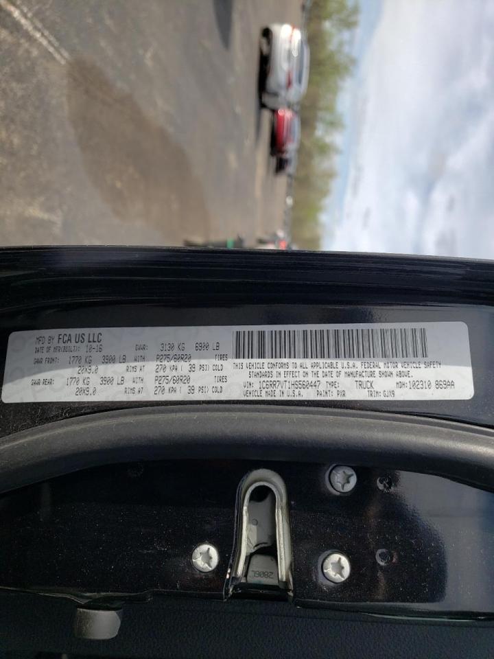 Photo 10 from auction – 2017 RAM 1500 LARAM with VIN 1C6RR7VT1HS560447