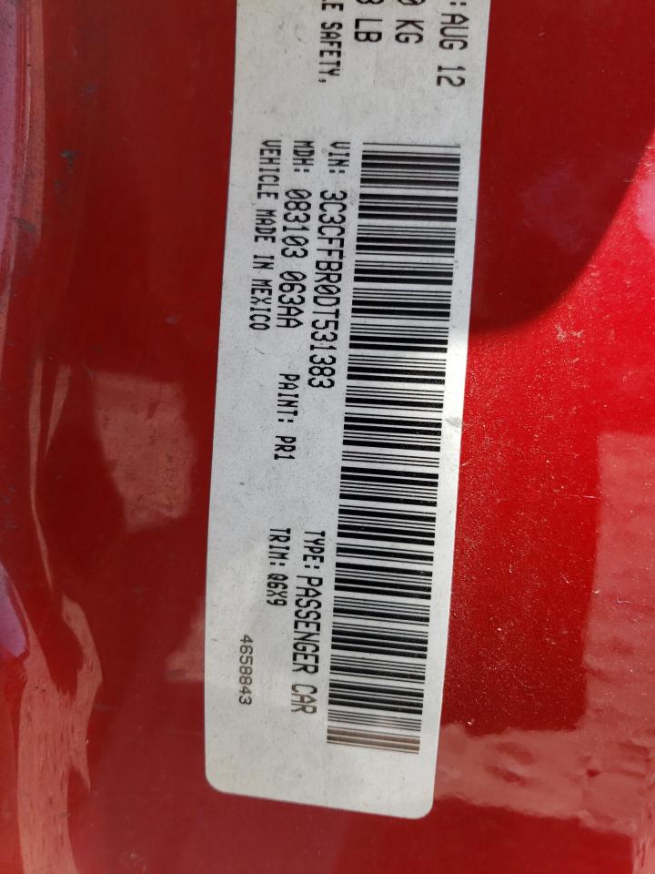 Photo 10 from auction – 2013 FIAT 500 SPORT with VIN 3C3CFFBR0DT531383