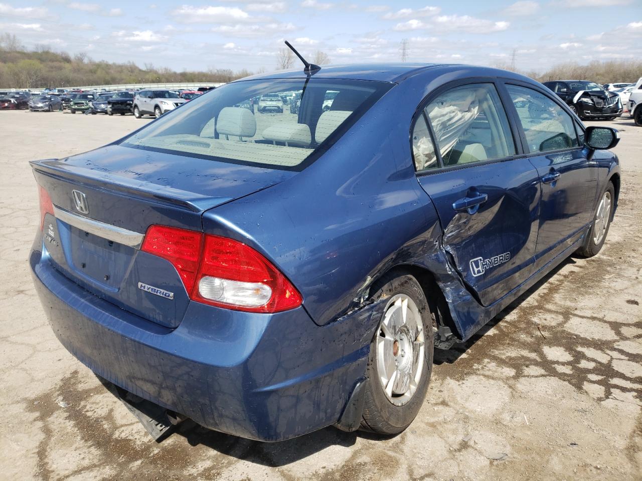 Photo 4 from auction – 2009 HONDA CIVIC HYBR with VIN JHMFA36279S015709