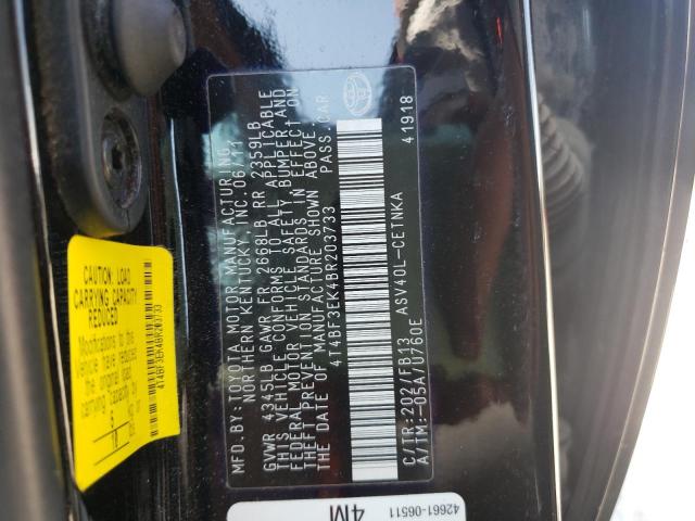 Photo 10 from auction – 2011 TOYOTA CAMRY BASE with VIN 4T4BF3EK4BR203733