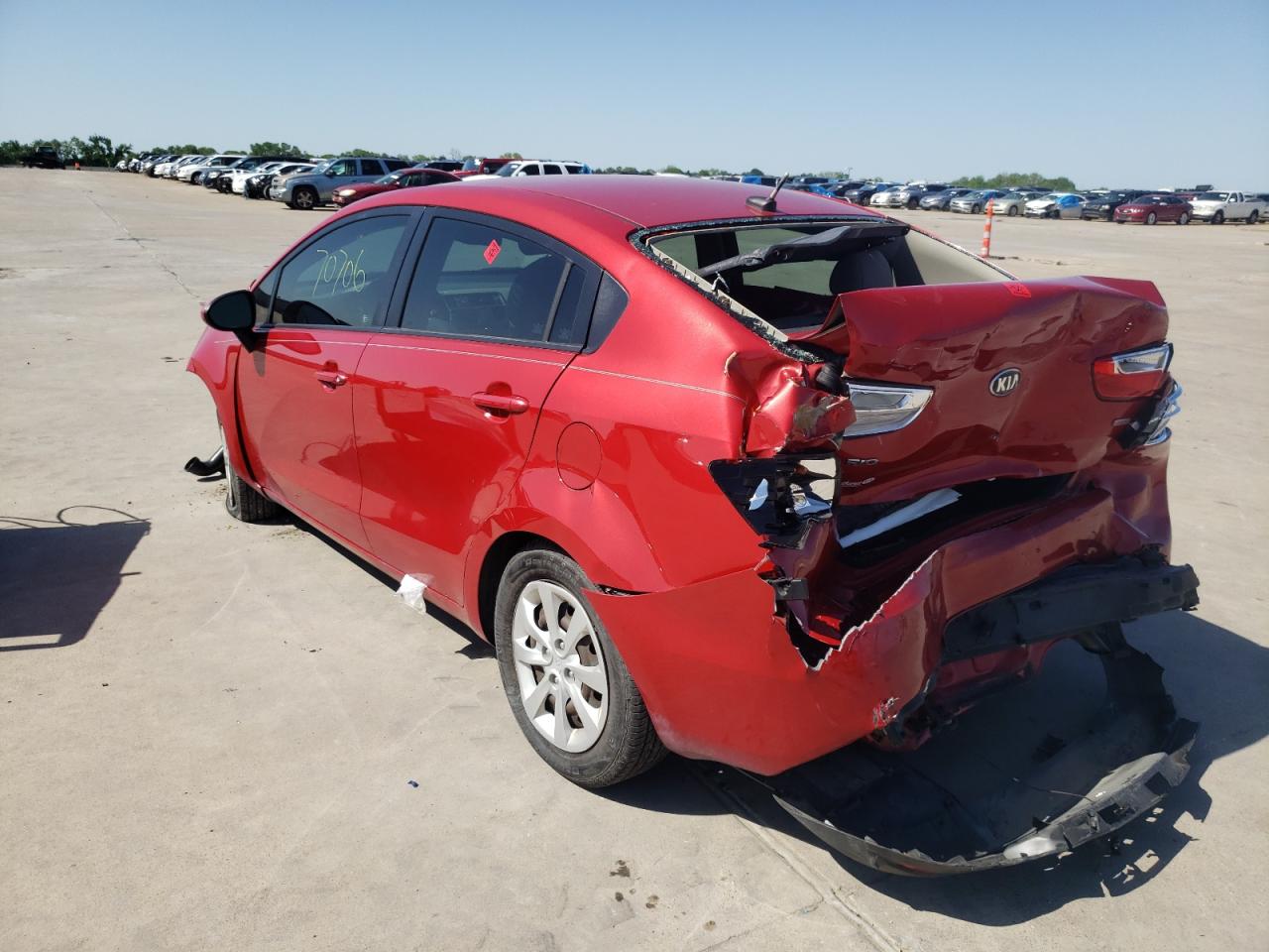 Photo 3 from auction – 2015 KIA RIO LX with VIN KNADM4A38F6453534
