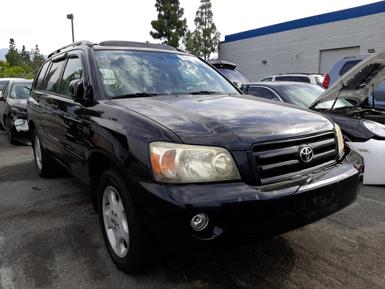 TOYOTA HIGHLANDER 2007 with VIN JTEDP21A970130459 - Photo from auction