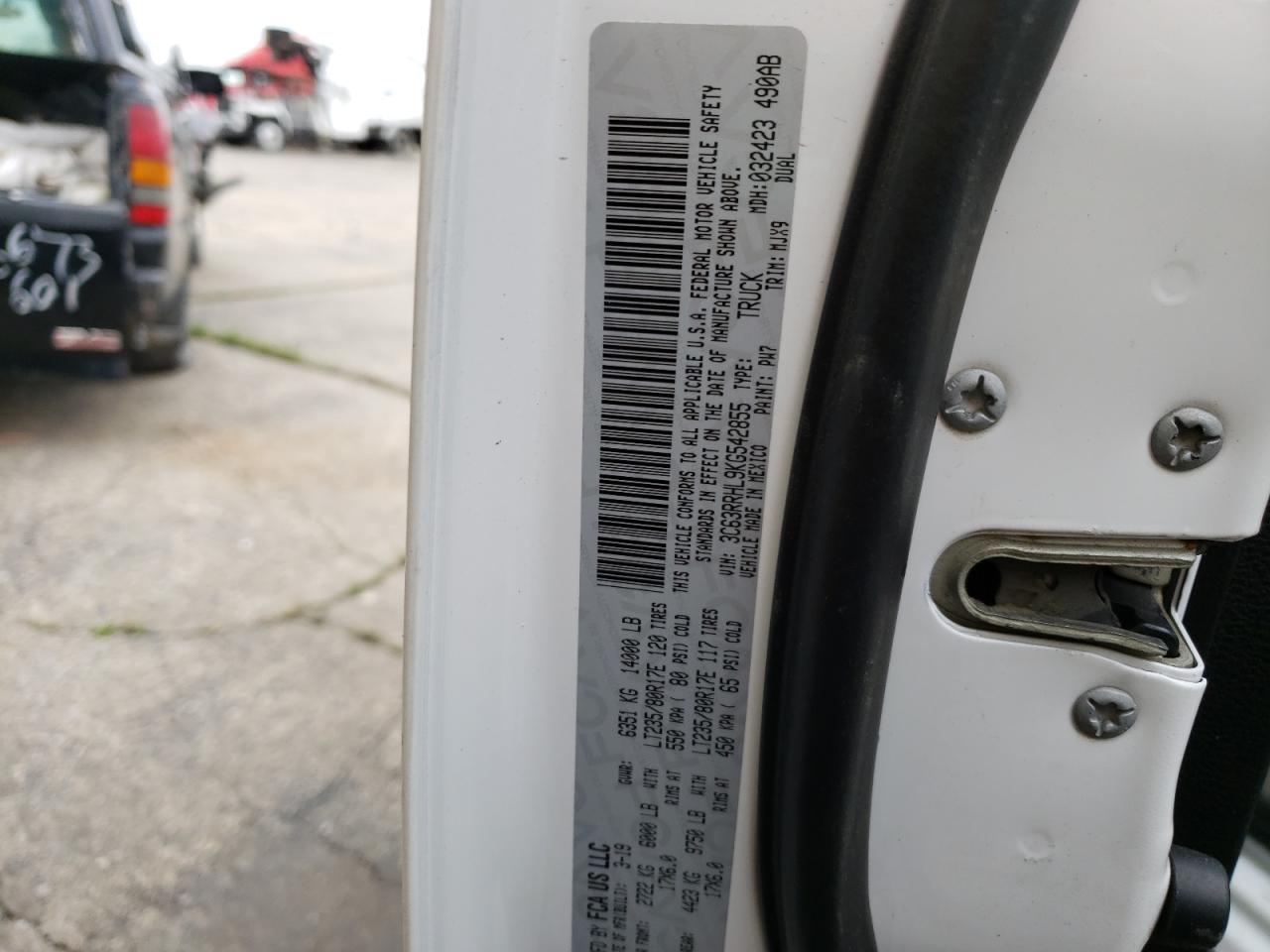 Photo 10 from auction – 2019 RAM 3500 BIG H with VIN 3C63RRHL9KG542855