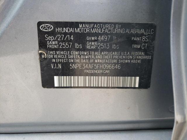 Photo 10 from auction – 2015 HYUNDAI SONATA SPO with VIN 5NPE34AF5FH096646