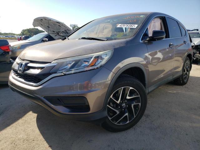 Photo 2 from auction – 2016 HONDA CR-V SE with VIN 5J6RM4H47GL035454