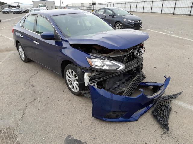 NISSAN SENTRA S 2018 with VIN 3N1AB7AP3JL650354 - Photo from auction