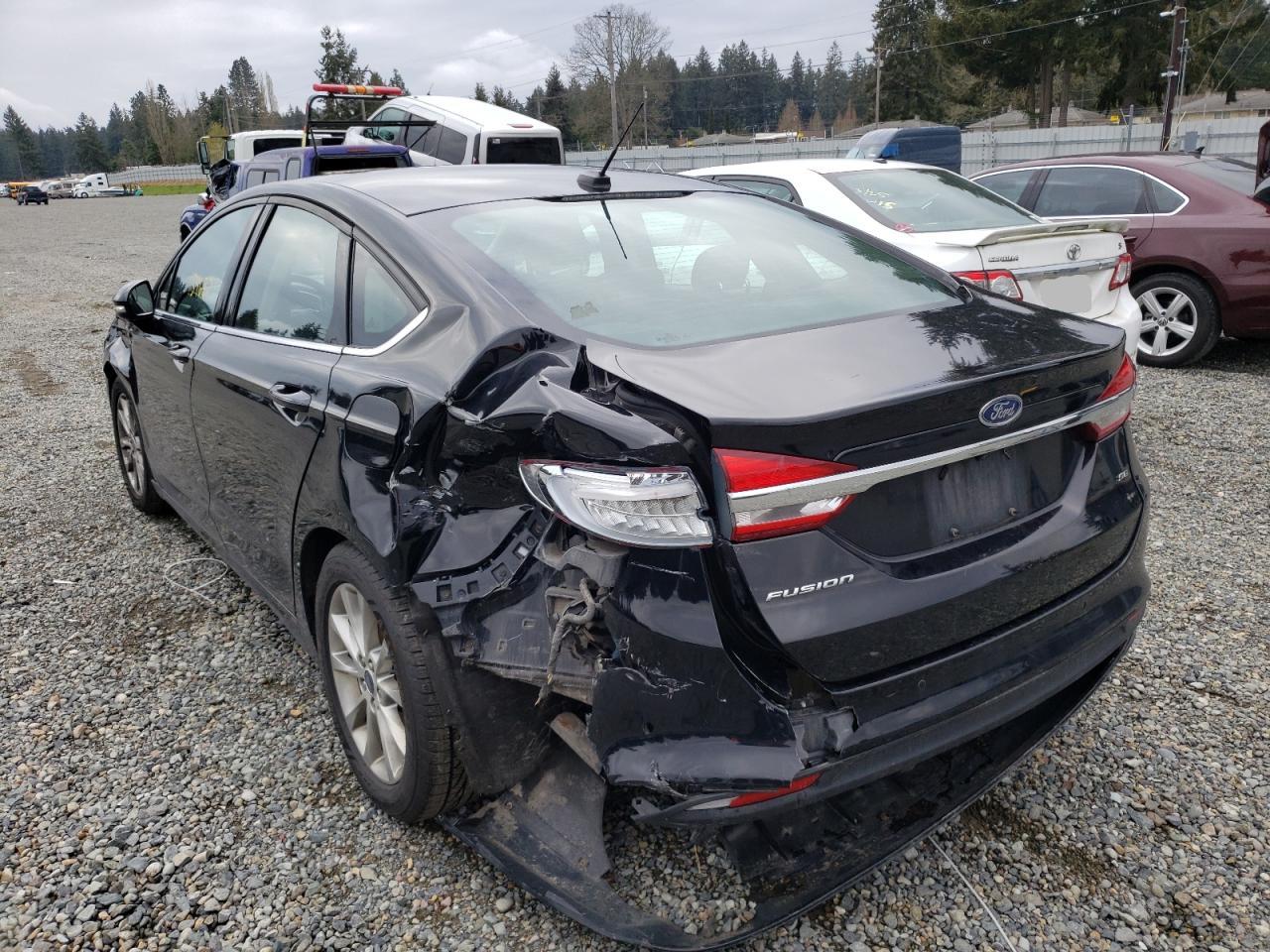 Photo 3 from auction – 2017 FORD FUSION SE with VIN 3FA6P0H79HR167062