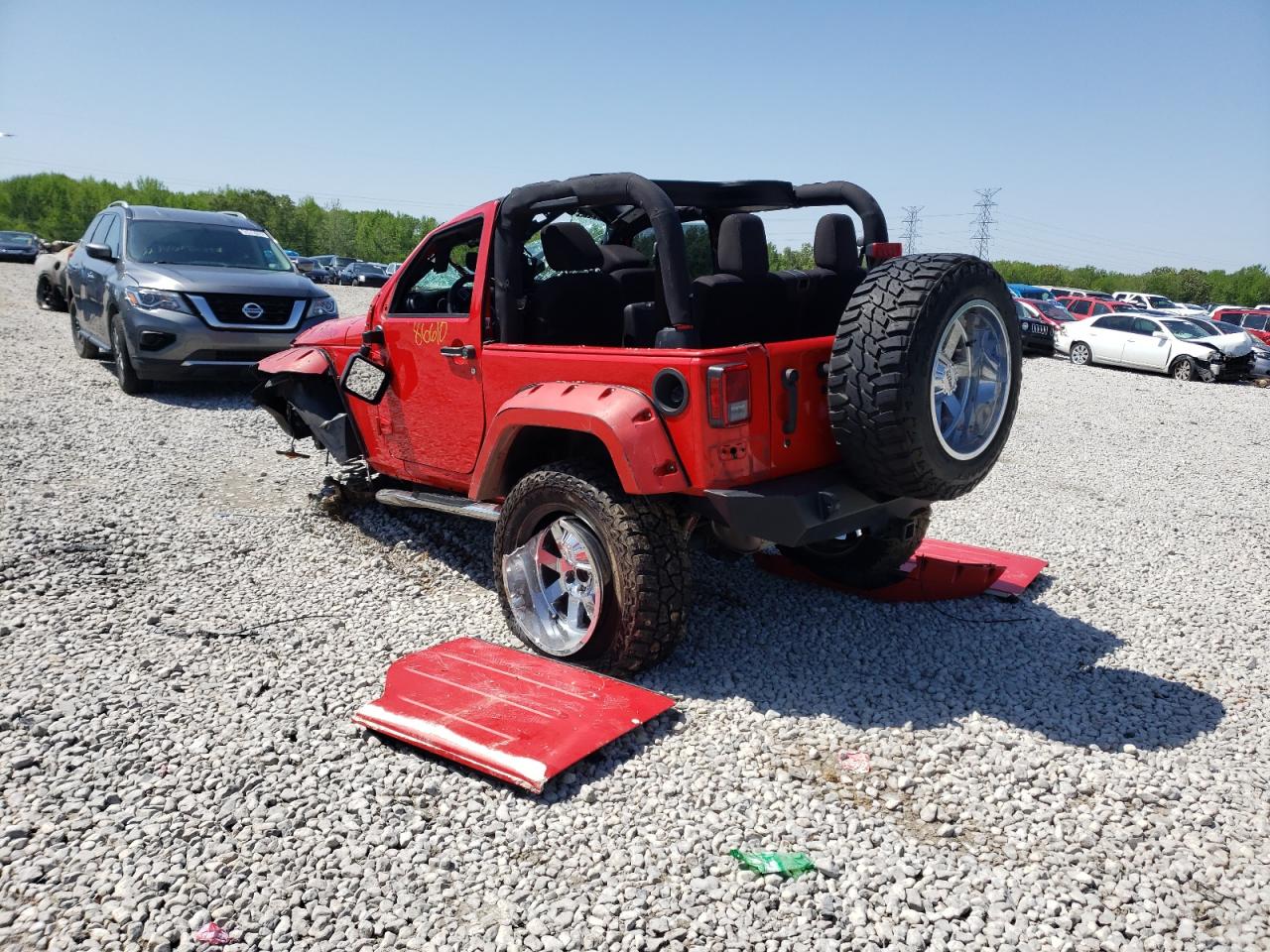 Photo 3 from auction – 2015 JEEP WRANGLER S with VIN 1C4AJWAG1FL674360