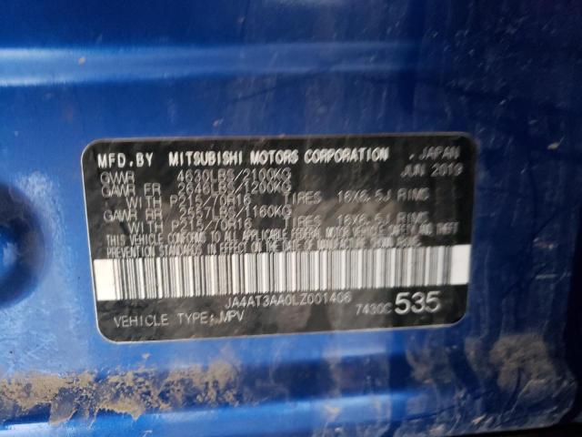 Photo 10 from auction – 2020 MITSUBISHI ECLIPSE CR with VIN JA4AT3AA0LZ001406