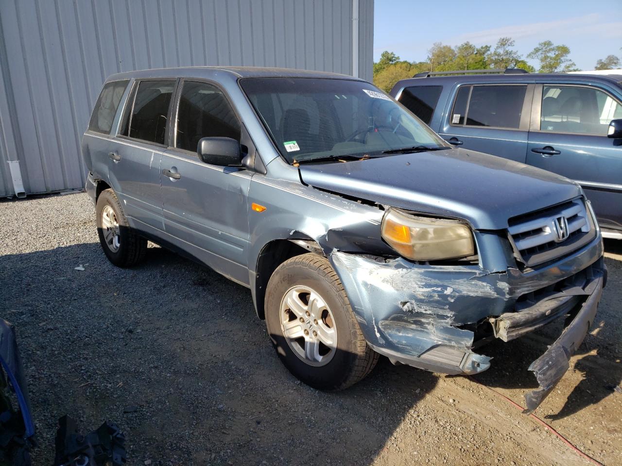 Photo 9 from auction – 2007 HONDA PILOT LX with VIN 5FNYF28187B025542