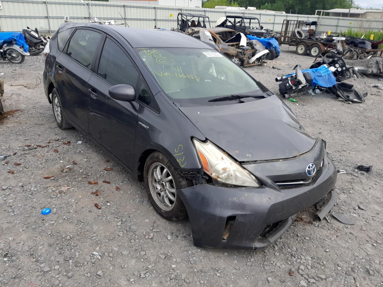 TOYOTA PRIUS V 2012 with VIN JTDZN3EU6C3166158 - Photo from auction