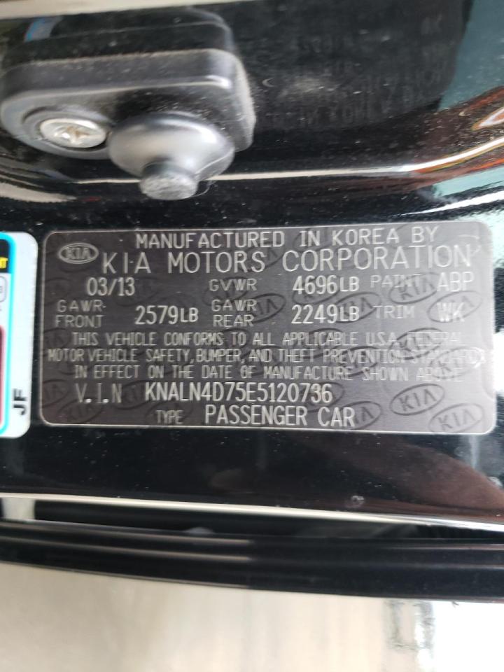 Photo 10 from auction – 2014 KIA CADENZA PR with VIN KNALN4D75E5120736