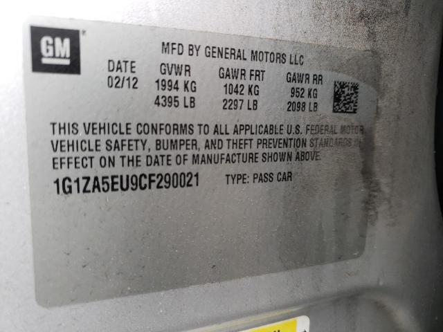 Photo 10 from auction – 2012 CHEVROLET MALIBU LS with VIN 1G1ZA5EU9CF290021
