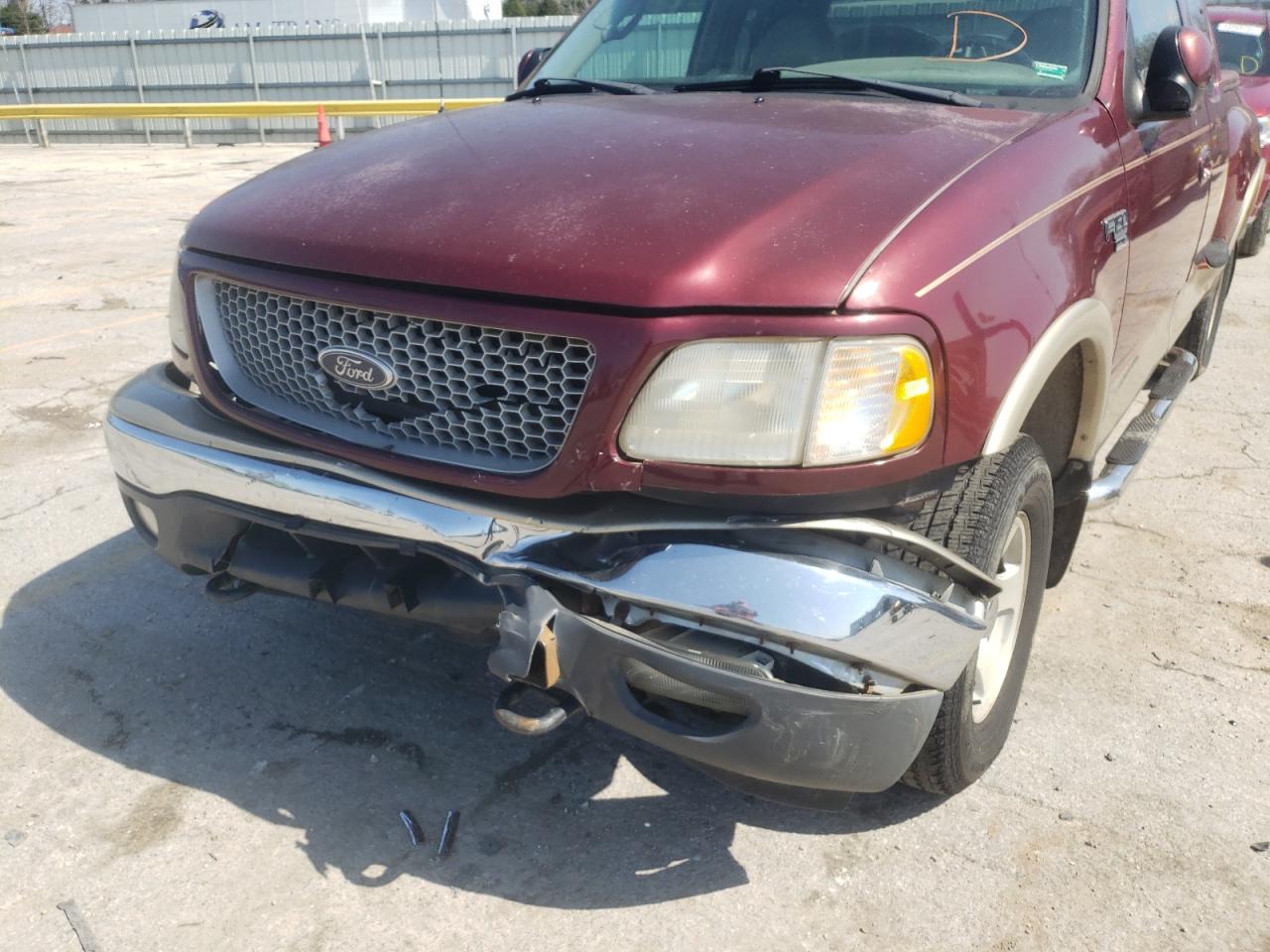 Photo 9 from auction – 1999 FORD F150 with VIN 1FTRX08W0XKB59546