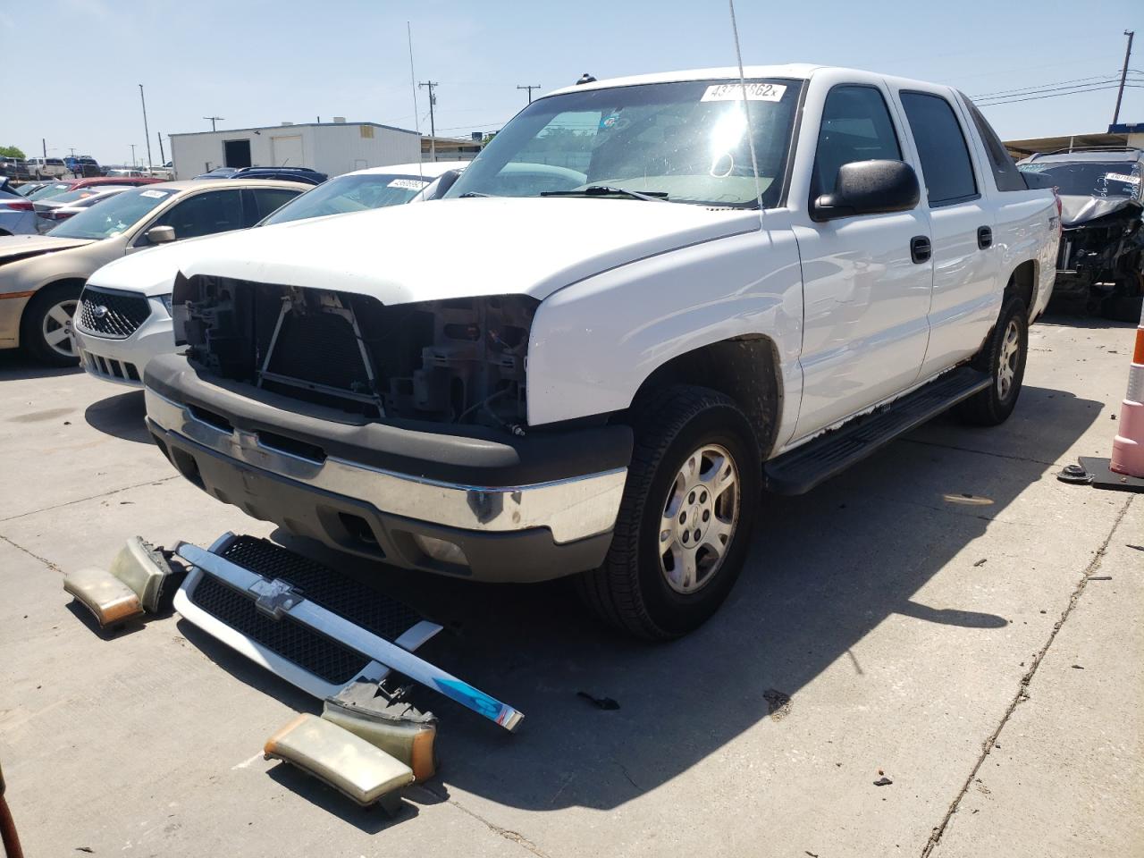 Photo 2 from auction – 2003 CHEVROLET AVALANCHE with VIN 3GNEK13T03G226297