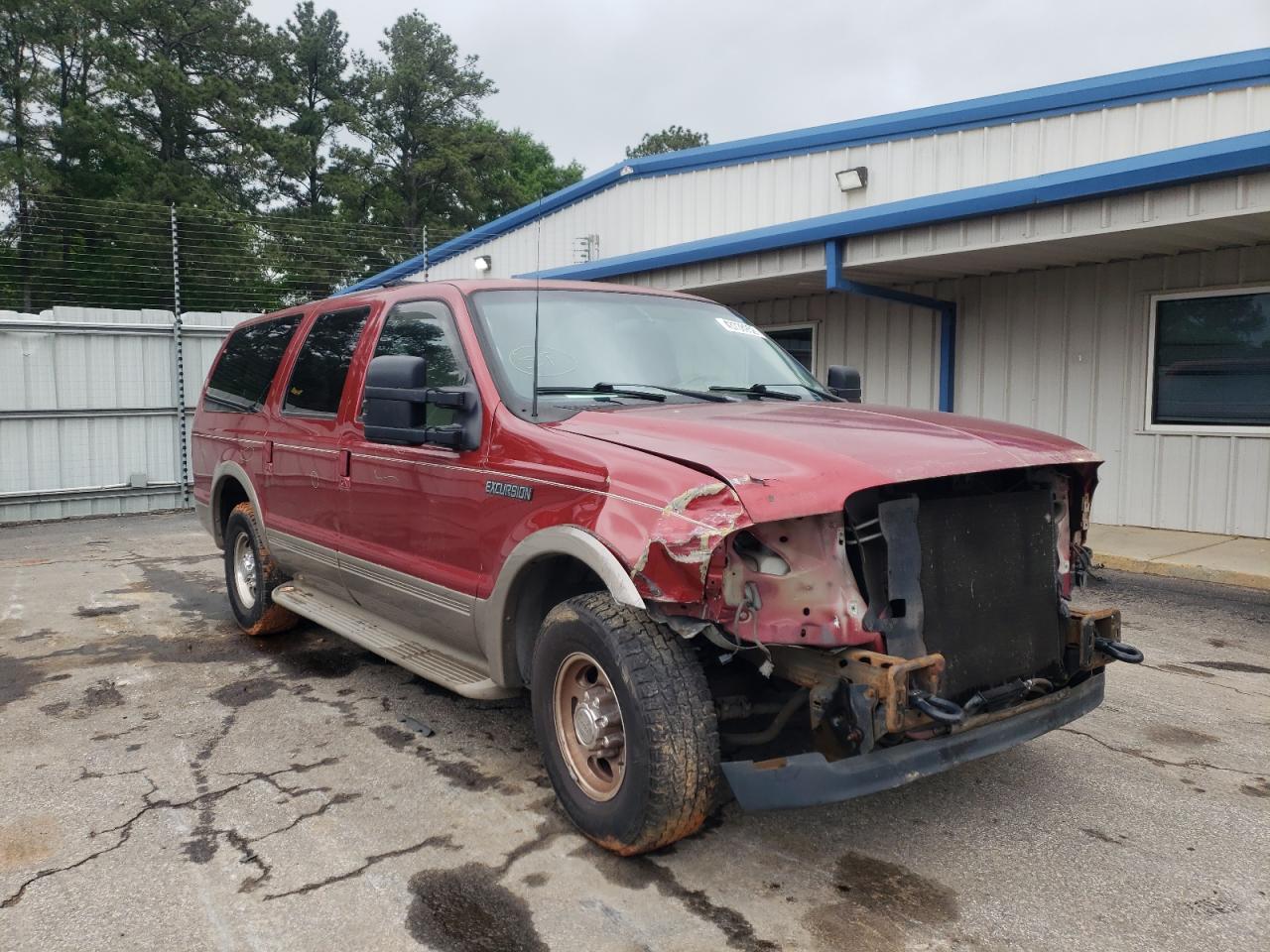 FORD EXCURSION 2000 with VIN 1FMNU42S4YED79014 - Photo from auction